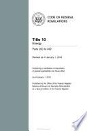 2018 CFR e-Book Title 10, Energy, Parts 200-499