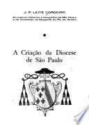A criação da diocese de São Paulo