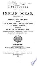A Directory for the Navigation of the Indian Ocean