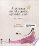 A princesa que não queria aprender a ler
