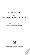 A saudade na poesia portuguesa