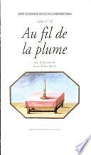 A[u] fil de la plume