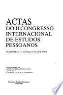 Actas do II Congresso Internacional de Estudos Pessoanos
