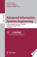 Advanced Information Systems Engineering