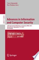 Advances in Information and Computer Security