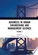Advances in Urban Engineering and Management Science Volume 2