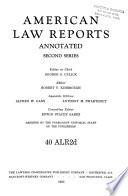 American Law Reports Annotated, Second Series