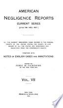 American Negligence Reports, Current Series