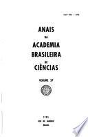 Anais Da Academia Brasileira de Ciências