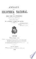 Annaes da Bibliotheca Nacional do Rio de Janeiro