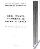 Annaes do Congresso Internacional de Historia da America