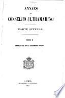Annaes do Conselho ultramarino