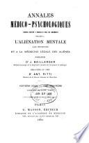 Annales médico psychologiques