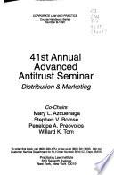 Annual Advanced Antitrust Seminar
