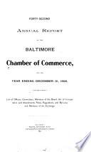 Annual Report of the President and Board of Directors of the Corn and Flour Exchange of the City of Baltimore ...