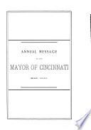 Annual Reports of the City Departments of the City of Cincinnati ...