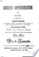 Anuario de Leyes Y Disposiciones Supremas