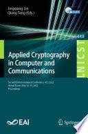 Applied Cryptography in Computer and Communications