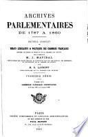 Archives parlementaires de 1787 à 1860