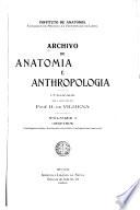 Archivo de anatomia e anthropologia