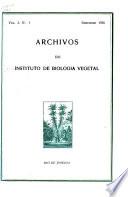 Archivos do Instituto de biologia vegetal