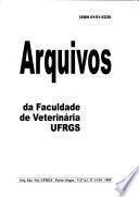 Arquivos da Faculdade de Veterinária, UFRGS