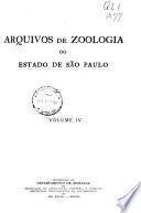 Arquivos de zoologia do estado de São Paulo