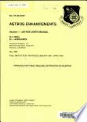 ASTROS Enhancements