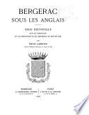 Bergerac sous les Anglais