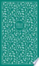 Bíblia NVI, Capa Dura, Tecido, Verde, Leitura Perfeita