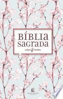 Bíblia NVI, Flexível, Tecido, Cerejeira, Leitura Perfeita