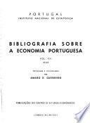 Bibliografia sobre a economia portuguesa
