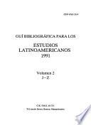 Bibliographic Guide to Latin American Studies