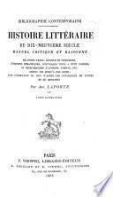 Bibliographie contemporaine