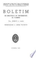 Boletim da Biblioteca da Universidade de Coimbra