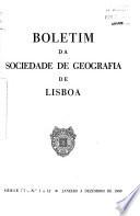 Boletim da Sociedade de geographia de Lisboa