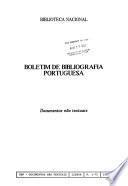 Boletim de bibliografia portuguesa