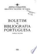 Boletim de bibliografia portuguesa
