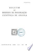 Boletim do Instituto de Investigaçao Científica de Angola