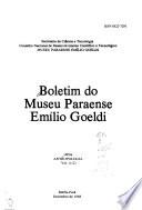 Boletim do Museu Paraense Emílio Goeldi