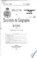 Boletim - Sociedade de Geografia de Lisboa