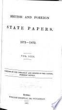 British and Foreign State Papers