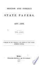 British and Foreign State Papers