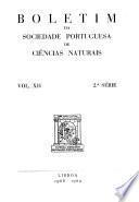 Bulletin da Sociedade Portuguesa de Ciências Naturais