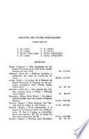 Bulletin des études portugaises et brésiliennes