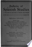 Bulletin of Spanish Studies
