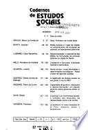 Cadernos de estudos sociais