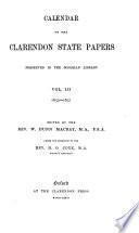Calendar of the Clarendon State Papers Preserved in the Bodleian Library: 1655-1657