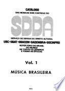 Catálogo das músicas sob controle do SDDA.