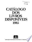 Catálogo dos livros disponíveis